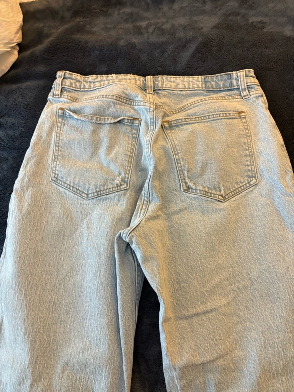 Abercrombie & Fitch Light Blue Straight Leg Jeans